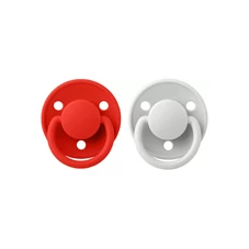 2-pack-Bibs-De-Lux-Silicone-One-Size-0-3j-Haze-Candy-Apple