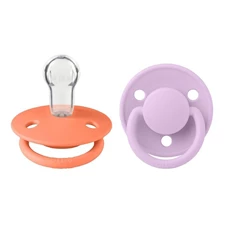 2-pack-Bibs-De-Lux-Silicone-One-Size-0-3j-Papaya-Violet-Sky