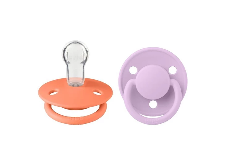 2-pack-Bibs-De-Lux-Silicone-One-Size-0-3j-Papaya-Violet-Sky