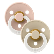 2-pack-Bibs-Latex-Round-Size-1-0-6m-Blush-Glow-Vanilla-Glow