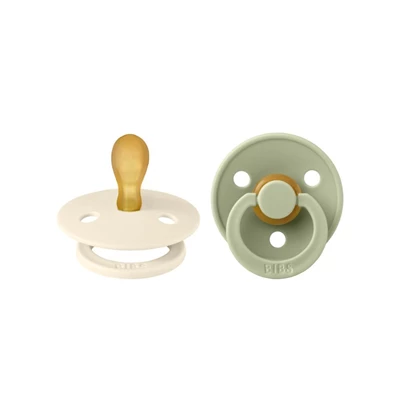 2-pack-Bibs-Latex-Round-Size-1-0-6m-Ivory-Sage