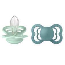 2-pack-Bibs-Supreme-Silicone-Size-2-6-18m-Nordic-Mint-Island-Sea
