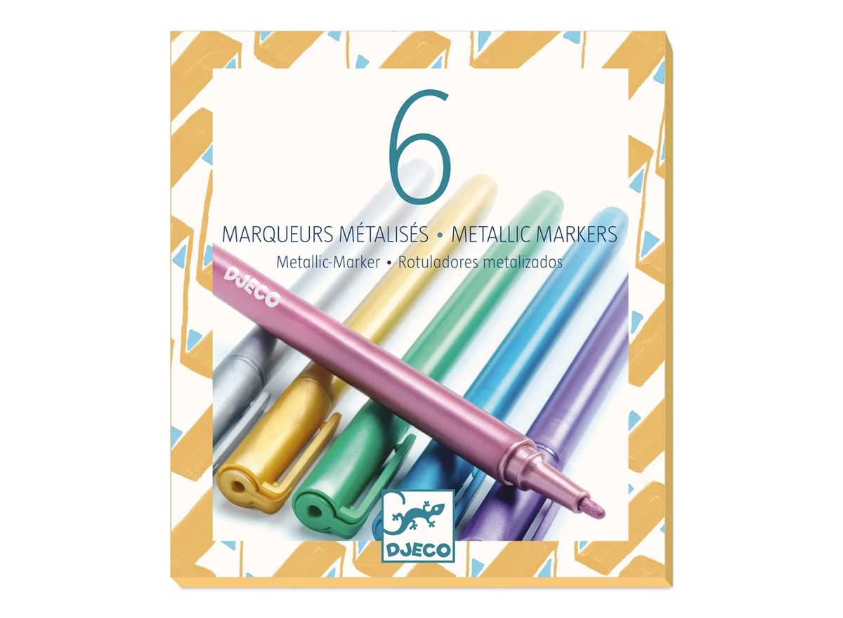 6-Metallic-Markers