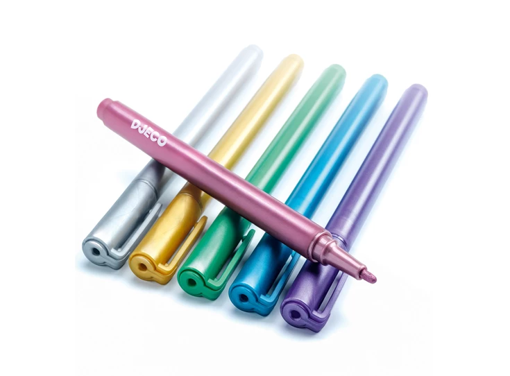 6-Metallic-Markers
