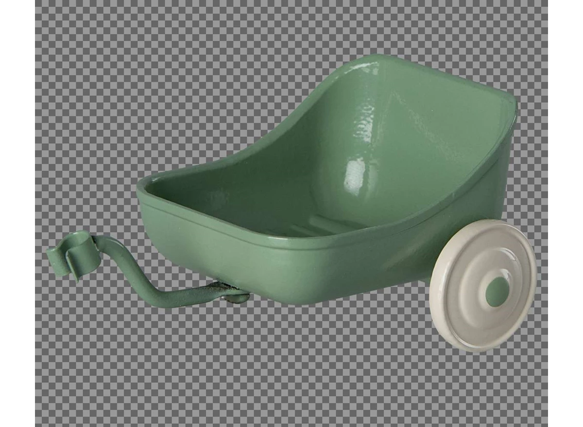 Aanhangwagentje-fiets-Muis-Groen