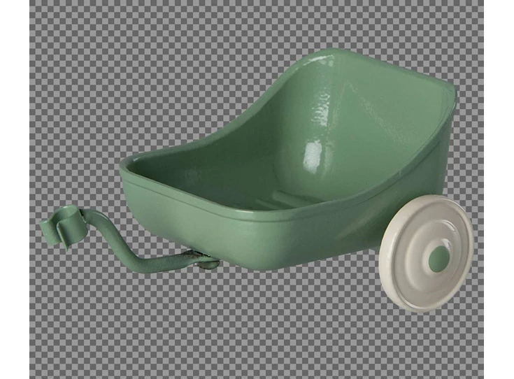 Aanhangwagentje-fiets-Muis-Groen