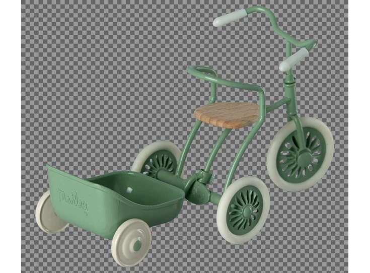 Aanhangwagentje-fiets-Muis-Groen