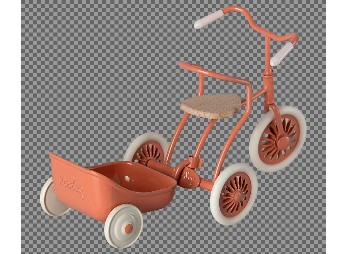 Aanhangwagentje-fiets-Muis-Koraal