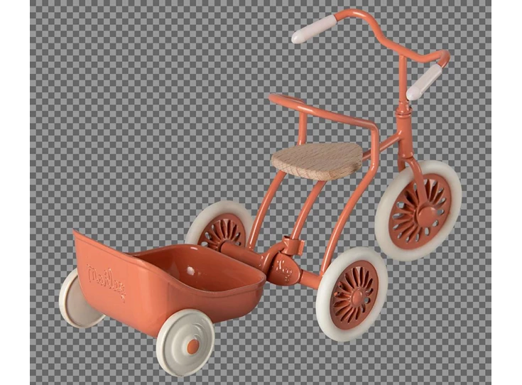 Aanhangwagentje-fiets-Muis-Koraal