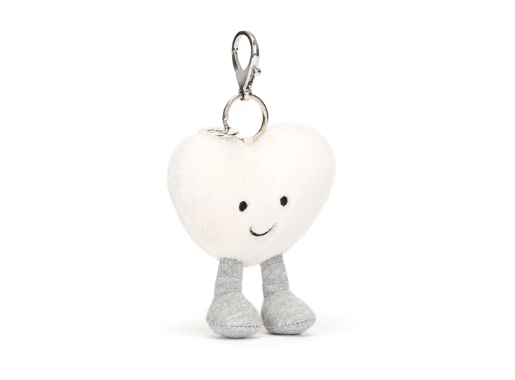 Amuseables-Cream-Heart-Bag-Charm