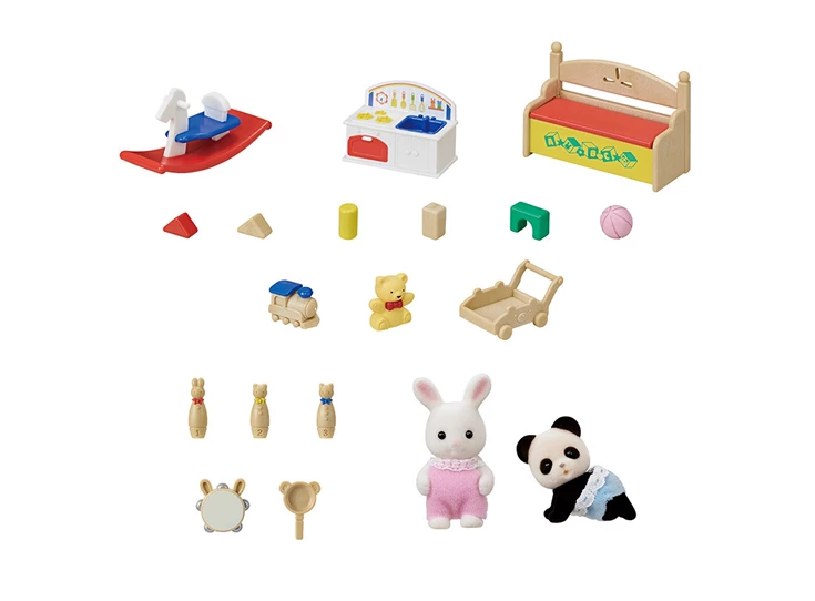 Baby-s-Speelkamer-Baby-Panda-Sneeuwwitkonijn