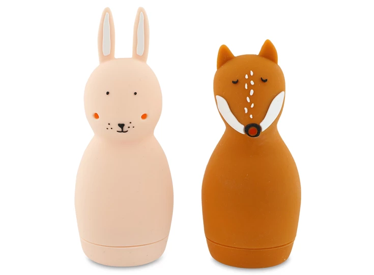 Badspeelgoed-Sproeiende-Dieren-Mrs-Rabbit-Mr-Fox