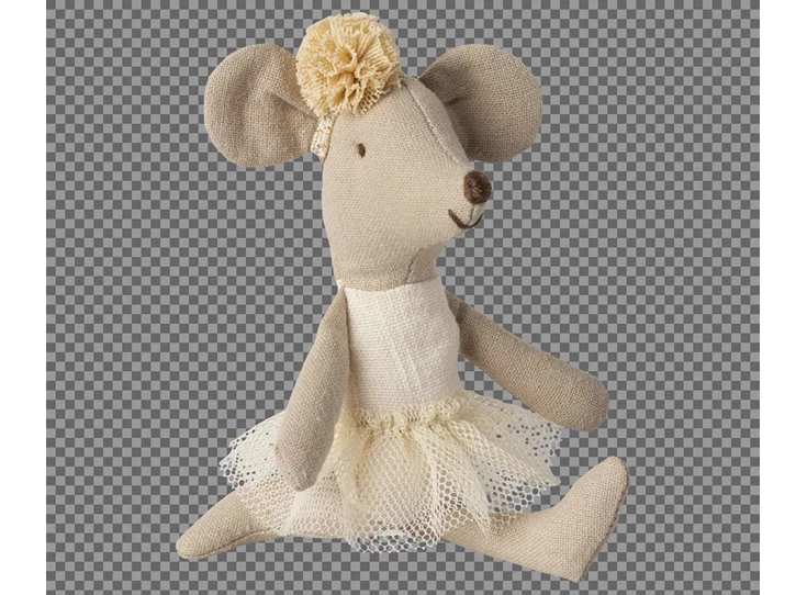 Ballerina-Muis-Kleine-Zus-Wit