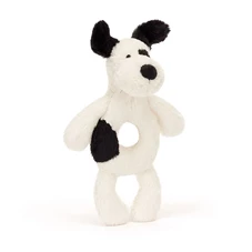 Bashful-Black-Cream-Puppy-Ring-Rattle