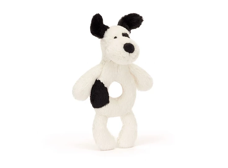 Bashful-Black-Cream-Puppy-Ring-Rattle