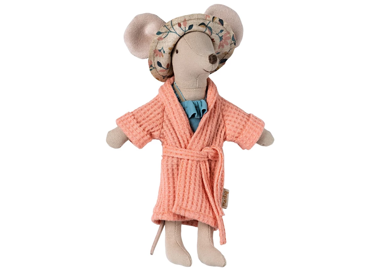 Bathrobe-Coral