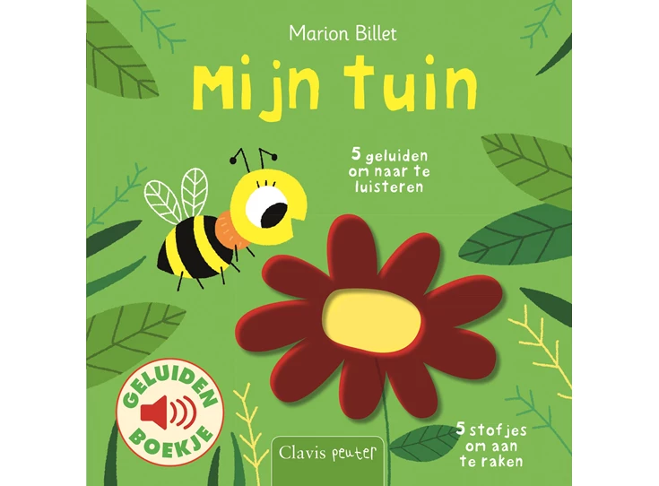 Billet-Geluidenboekje-met-stofjes-Mijn-tuin