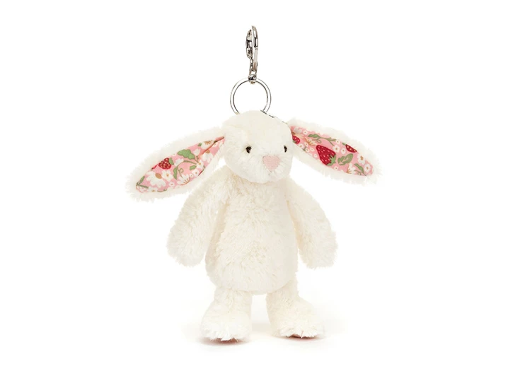 Blossom-Cream-Bunny-Berry-Bag-Charm