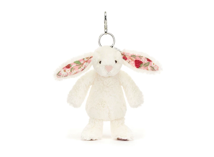 Blossom-Cream-Bunny-Berry-Bag-Charm