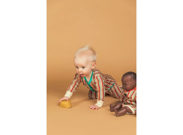 Bodysuit-Red-stripe-6m