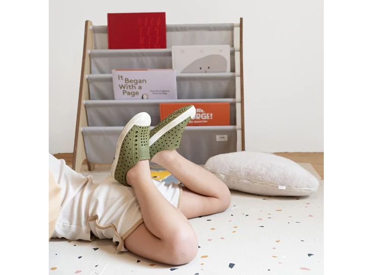 Boekenrek-Grijs-Effen