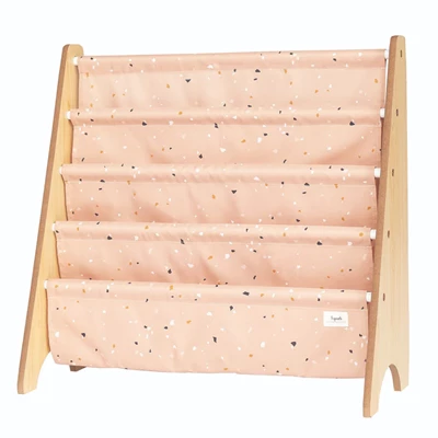 Boekenrek-Terrazzo-Beige