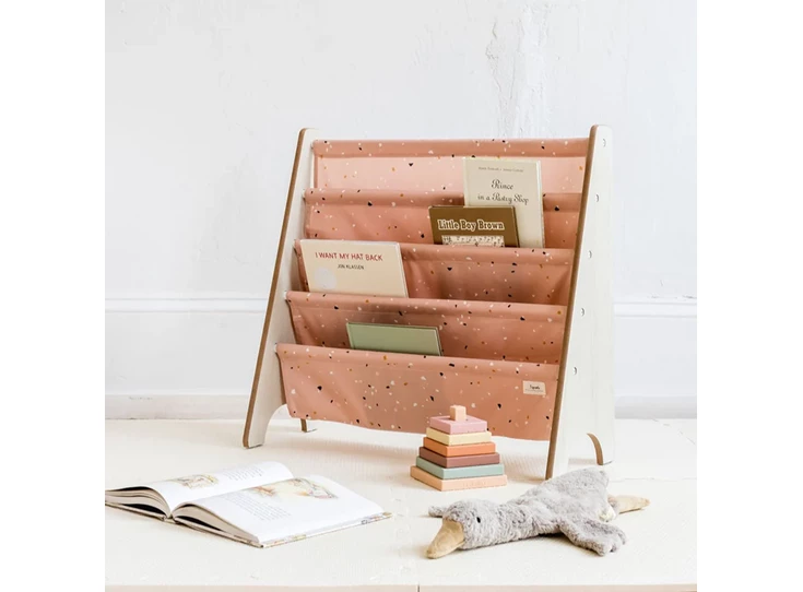 Boekenrek-Terrazzo-Beige