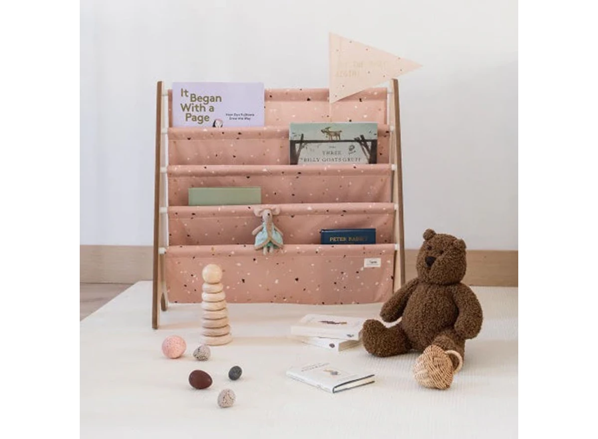 Boekenrek-Terrazzo-Beige