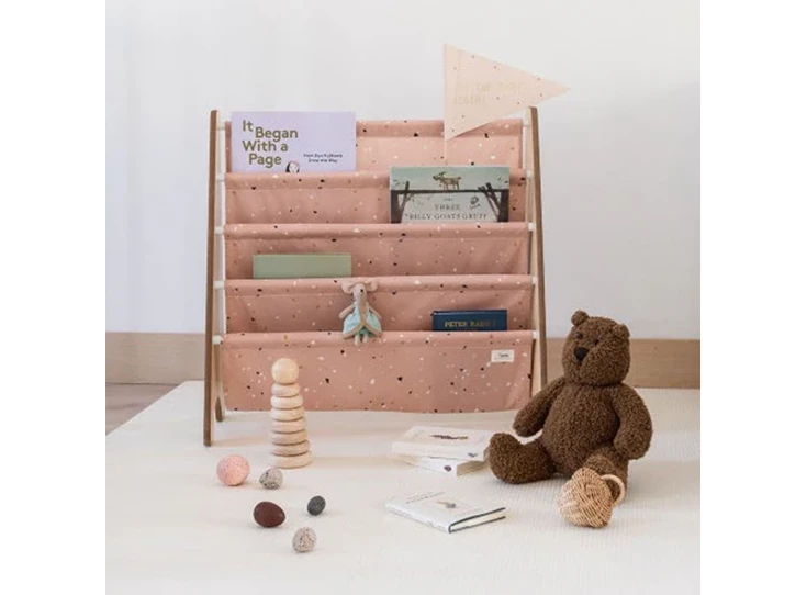 Boekenrek-Terrazzo-Beige