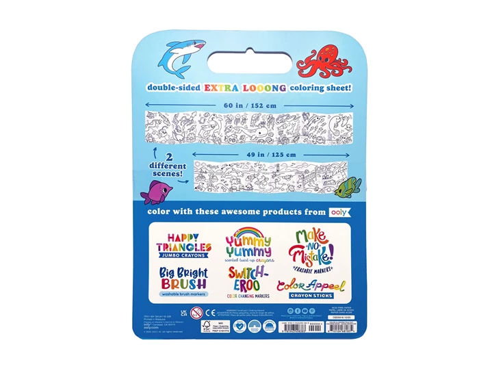 Color-A-Looong-Fold-out-Kids-Coloring-Book-Ocean-Adventure