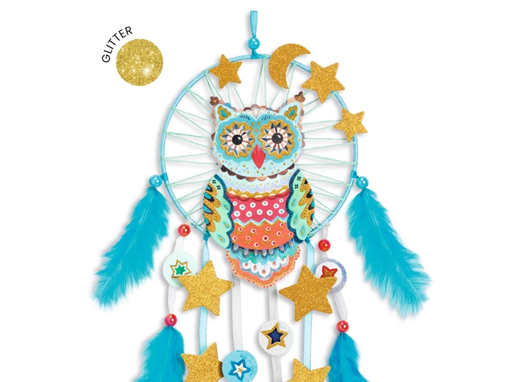 Dreamcatcher-Golden-Owl