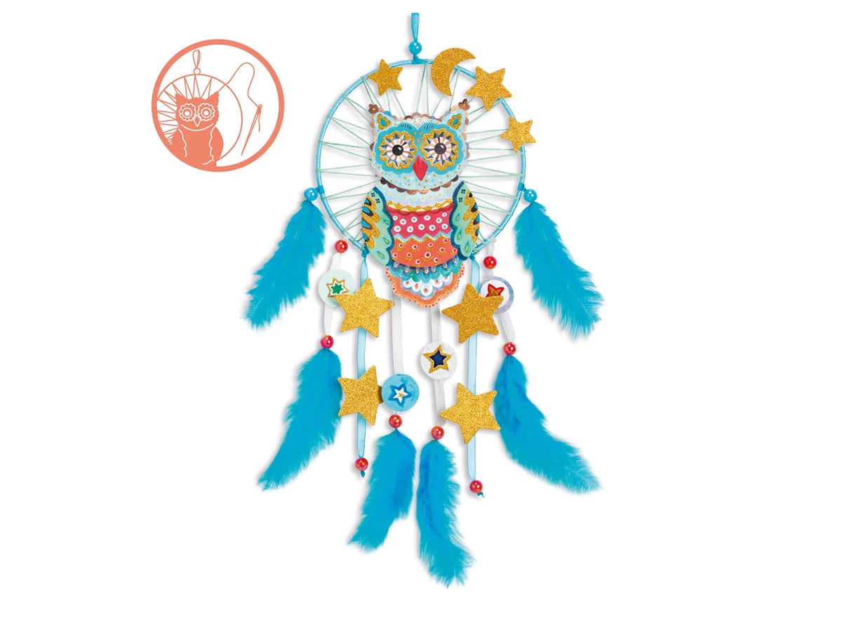 Dreamcatcher-Golden-Owl