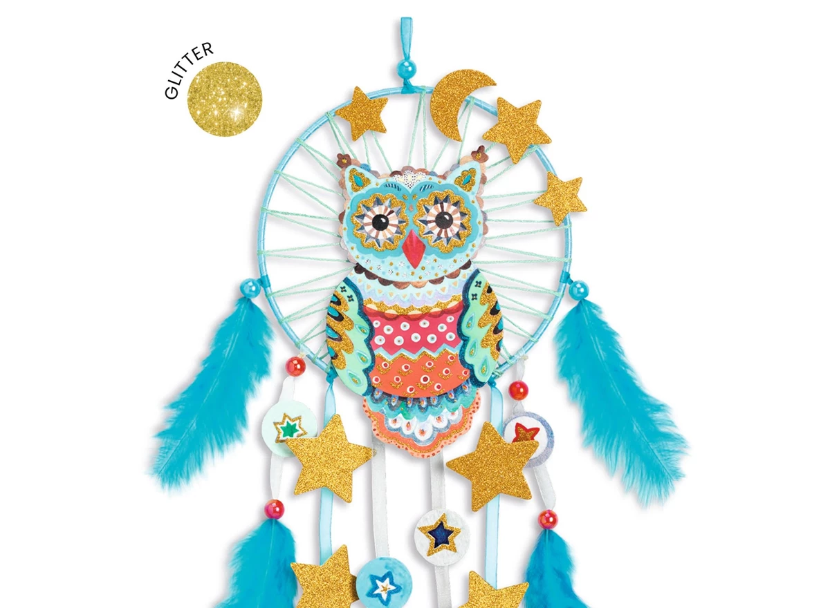 Dreamcatcher-Golden-Owl