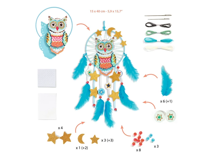 Dreamcatcher-Golden-Owl