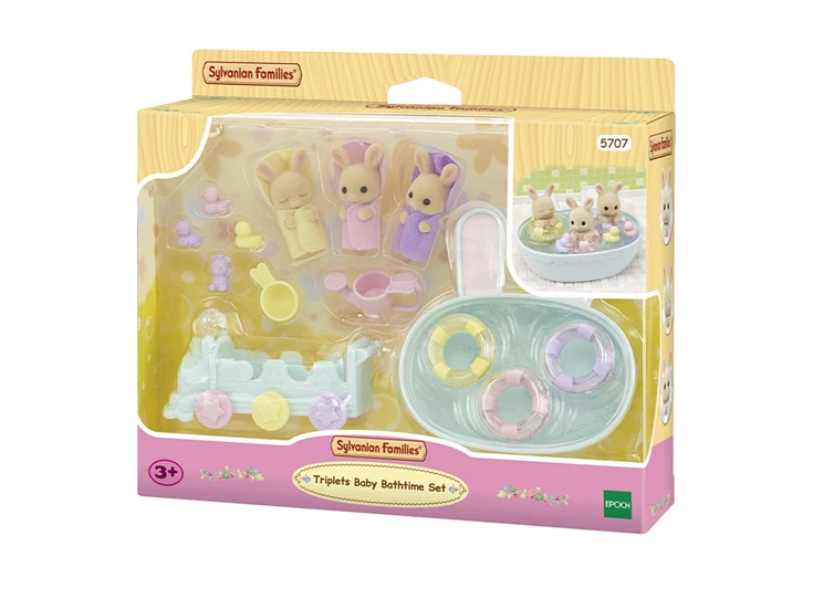 Drieling-Baby-Creme-Konijn-Badspeelset