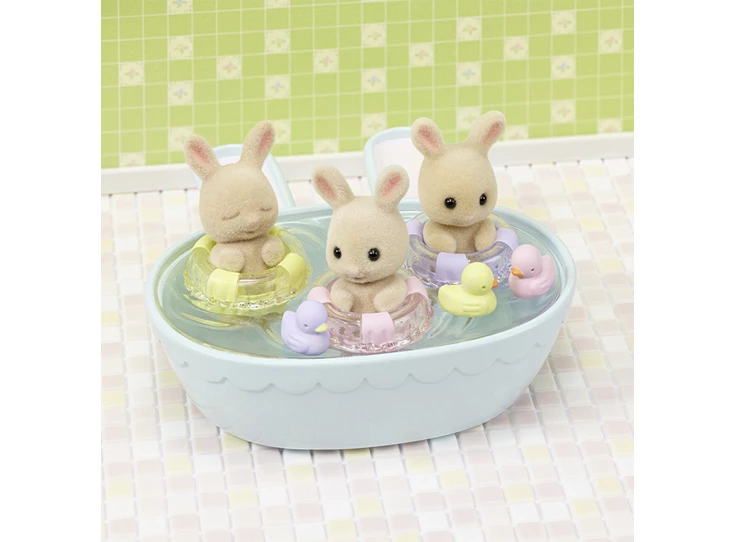 Drieling-Baby-Creme-Konijn-Badspeelset