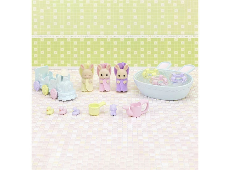 Drieling-Baby-Creme-Konijn-Badspeelset