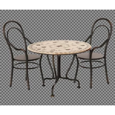 Eettafel-Set-met-2-stoelen