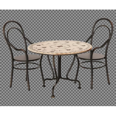 Eettafel-Set-met-2-stoelen