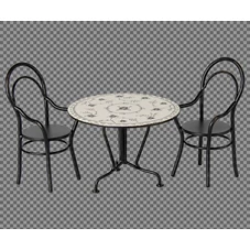 Eettafel-Set-met-2-Stoelen