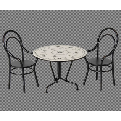 Eettafel-Set-met-2-Stoelen