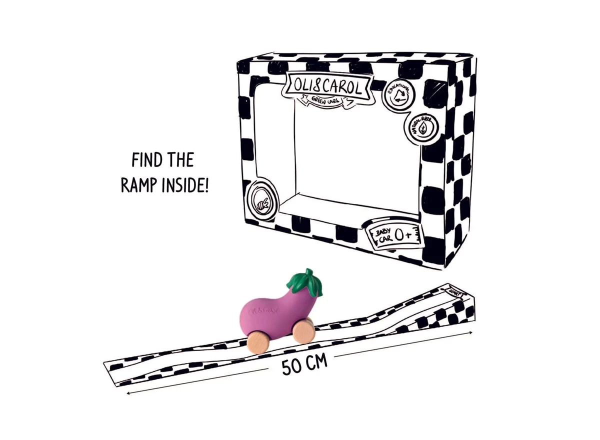 Emma-de-Aubergine-Babyauto-Speelgoed