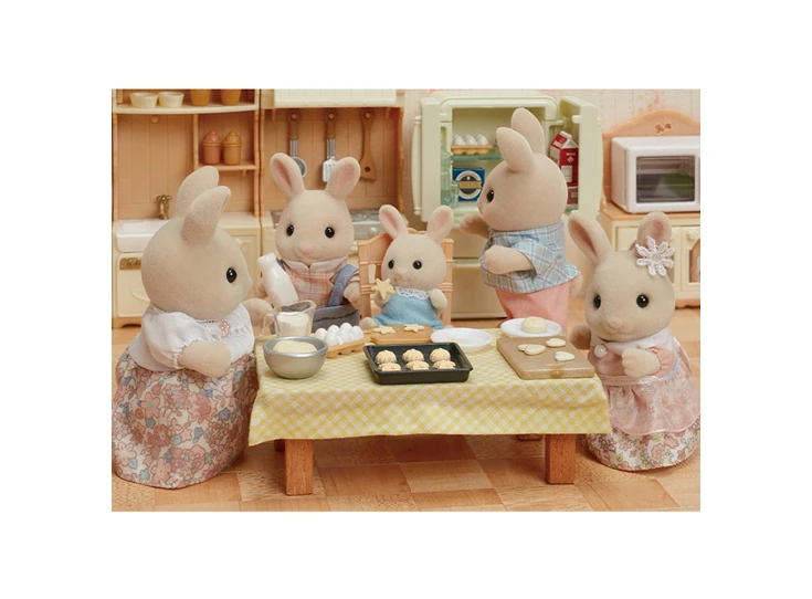 Familie-Creme-Konijn