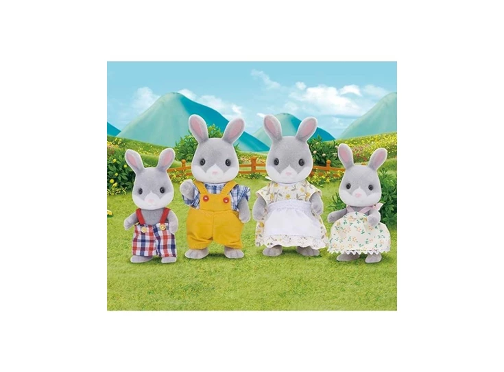 Familie-Katoenstaartkonijn