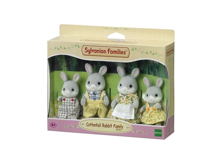 Familie-Katoenstaartkonijn