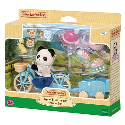 Fiets-rolschaatsset-meisje-Panda