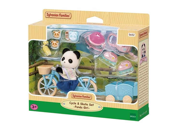 Fiets-rolschaatsset-meisje-Panda