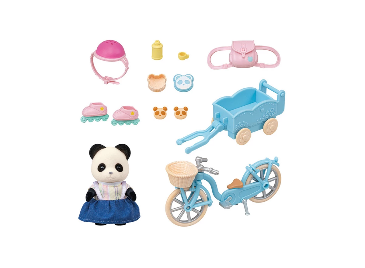 Fiets-rolschaatsset-meisje-Panda