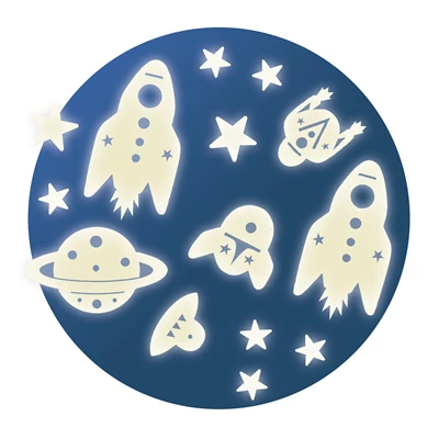 Fosforescerend-pack-Space-missie