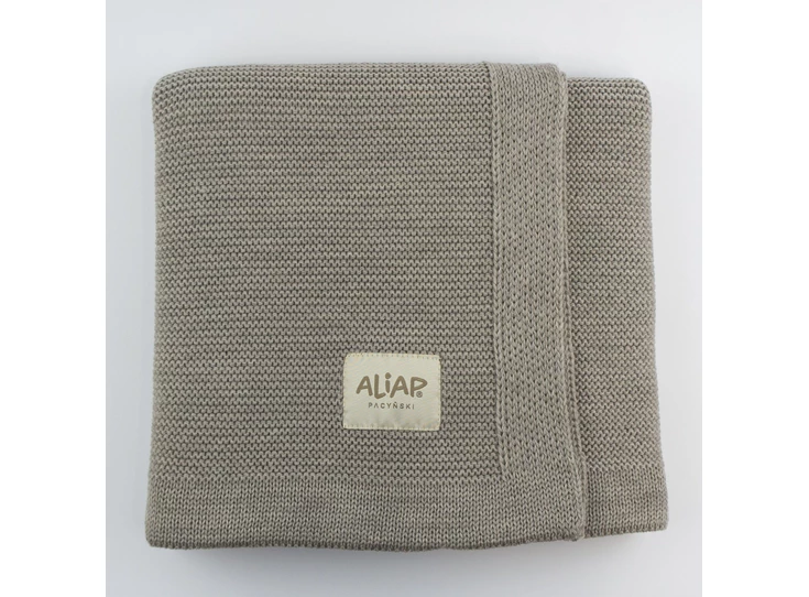 Gebreid-deken-100-Merino-Wol-75x100cm-Beige